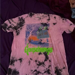 Pink Tie-Dye Goosebumps T-Shirt